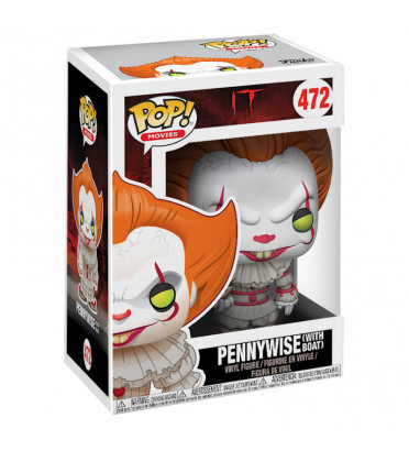 PENNYWISE WITH BOAT / IT / FIGURINE FUNKO POP