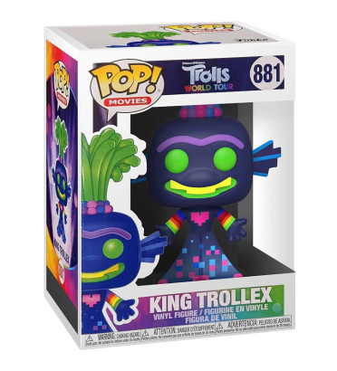 KING TROLLEX / TROLLS WORLD TOUR / FIGURINE FUNKO POP KING TROLLEX / TROLLS WORLD TOUR / FIGURINE FUNKO POP