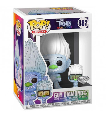 HIP HOP GUY / TROLLS WORLD TOUR / FIGURINE FUNKO POP / DIAMOND