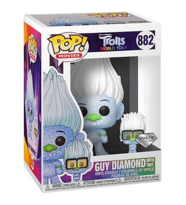 HIP HOP GUY / TROLLS WORLD TOUR / FIGURINE FUNKO POP / DIAMOND HIP HOP GUY / TROLLS WORLD TOUR / FIGURINE FUNKO POP / DIAMOND