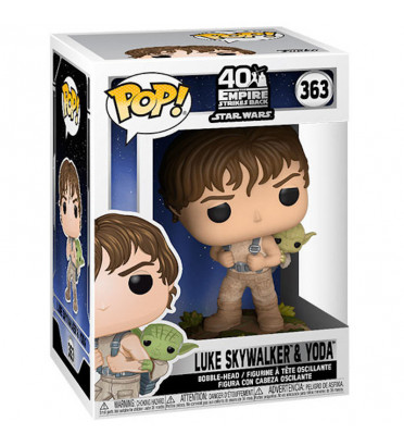 TRAINING LUKE WITH YODA / STAR WARS / FIGURINE FUNKO POP