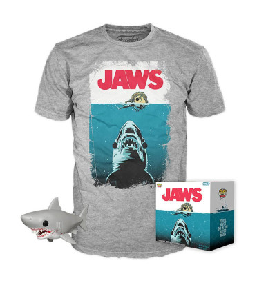 T-SHIRT M AVEC POP REQUIN / LES DENTS DE LA MER / FIGURINE FUNKO POP T-SHIRT M AVEC POP REQUIN / LES DENTS DE LA MER / FIGURINE FUNKO POP