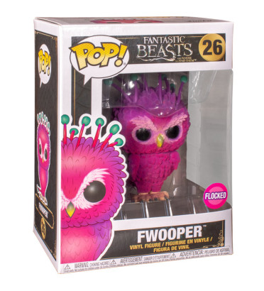 FWOOPER / LES ANIMAUX FANTASTIQUES / FIGURINE FUNKO POP / FLOCKED