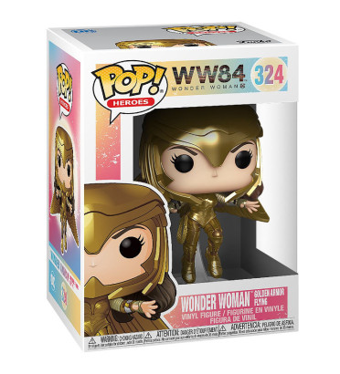 WONDER WOMAN GOLDEN ARMOR FLYING / WONDER WOMAN 1984 / FIGURINE FUNKO POP