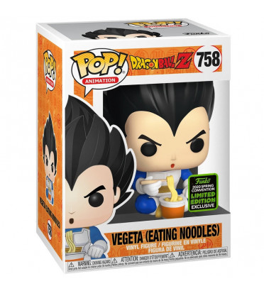 VEGETA EATING NOODLES / DRAGON BALL Z / FIGURINE FUNKO POP / EXCLUSIVE ECCC 2020