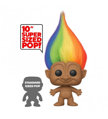 RAINBOW TROLL SUPER OVERSIZED / GOOD LUCK TROLLS / FIGURINE FUNKO POP