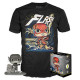 T-SHIRT L AVEC POP FLASH / FLASH / FIGURINE FUNKO POP