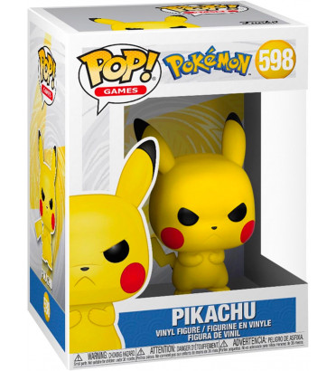 GRUMPY PIKACHU / POKEMON / FIGURINE FUNKO POP