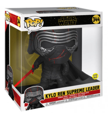 KYLO REN SUPREME LEADER SUPER OVERSIZED / STAR WARS / FIGURINE FUNKO POP / GITD