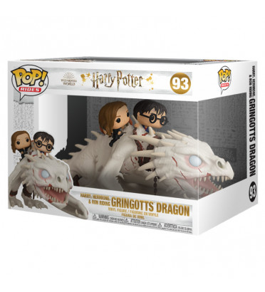 HARRY,HERMIONE,RON RIDDING GRINGOTTS / HARRY POTTER / FIGURINE FUNKO POP