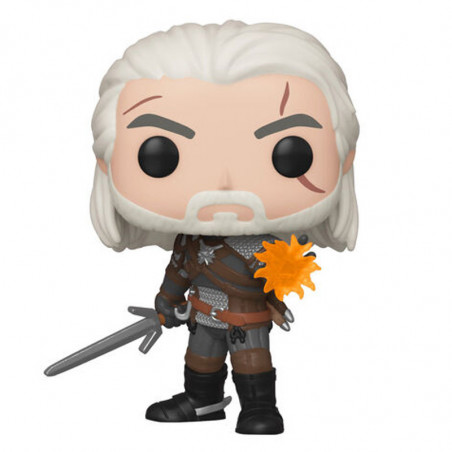 GERALT IGNI / THE WITCHER / FIGURINE FUNKO POP / EXCLUSIVE SPECIAL EDITION / GITD