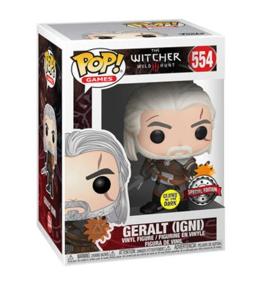 GERALT IGNI / THE WITCHER / FIGURINE FUNKO POP / EXCLUSIVE SPECIAL EDITION