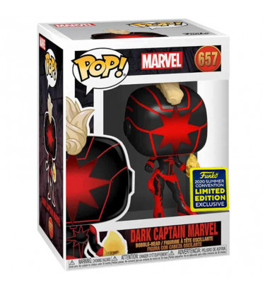 DARK CAPTAIN MARVEL / MARVEL / FIGRUINE FUNKO POP / EXCLUSIVE SDCC 2020