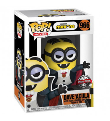 DAVEACULA / MINIONS / FIGURINE FUNKO POP / EXCLUSIVE SPECIAL EDITION