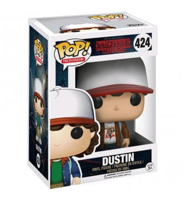 DUSTIN BROWN JACKET / STRANGER THINGS / FIGURINE FUNKO POP / EXCLUSIVE SPECIAL EDITION