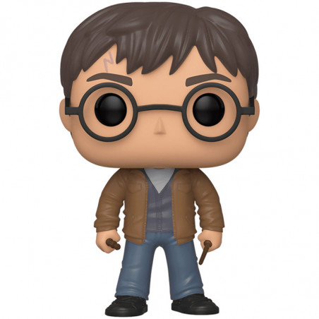 HARRY POTTER AVEC DEUX BAGUETTES / HARRY POTTER / FIGURINE FUNKO POP / EXCLUSIVE SPECIAL EDITION