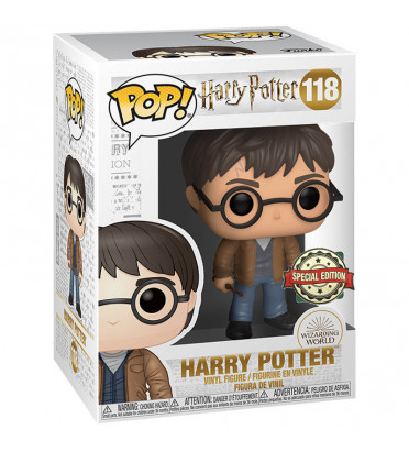 HARRY POTTER AVEC DEUX BAGUETTES / HARRY POTTER / FIGURINE FUNKO POP / EXCLUSIVE SPECIAL EDITION