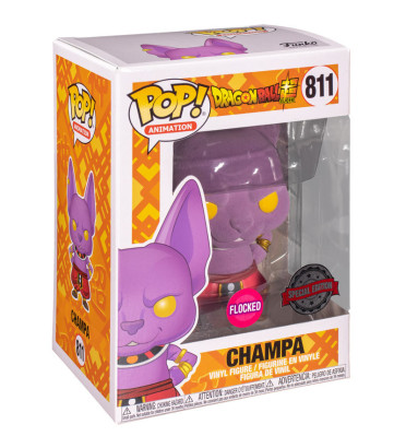 CHAMPA / DRAGON BALL SUPER / FIGURINE FUNKO POP / EXCLUSIVE SPECIAL EDITON / FLOCKED CHAMPA / DRAGON BALL SUPER / FIGURINE FUNKO POP / EXCLUSIVE SPECIAL EDITON / FLOCKED