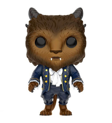 LA BÊTE / LA BELLE ET LA BÊTE / FIGURINE FUNKO POP / EXCLUSIVE FLOCKED