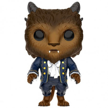 LA BÊTE / LA BELLE ET LA BÊTE / FIGURINE FUNKO POP / EXCLUSIVE FLOCKED