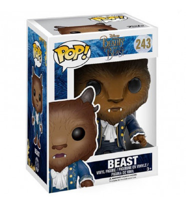 LA BÊTE / LA BELLE ET LA BÊTE / FIGURINE FUNKO POP / EXCLUSIVE FLOCKED