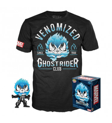 T-SHIRT XL + POP VENOM GHOST RIDER / VENOM / FIGURINE FUNKO POP