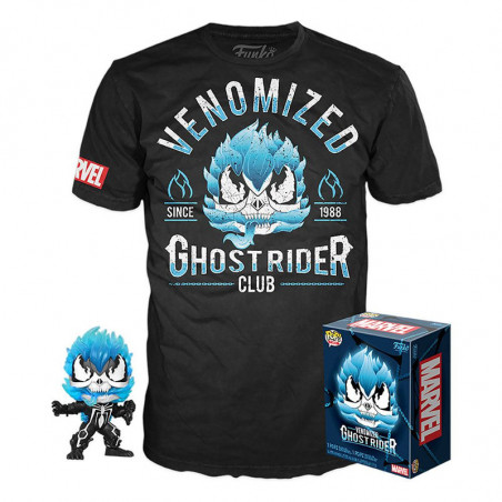 T-SHIRT M + POP VENOM GHOST RIDER / VENOM / FIGURINE FUNKO POP