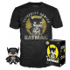 T-SHIRT M + POP BATMAN / BATMAN / FIGURINE FUNKO POP