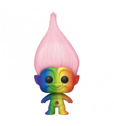 PINK TROLL RAINBOW / GOOD LUCK TROLLS / FIGURINE FUNKO POP / EXCLUSIVE WONDERCON 2020