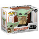 BÉBÉ YODA (THE CHILD) WITH FROG / STAR WARS THE MANDALORIAN / FIGURINE FUNKO POP