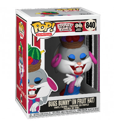 BUGS BUNNY IN FRUIT HAT / LOONEY TUNES / FIGURINE FUNKO POP