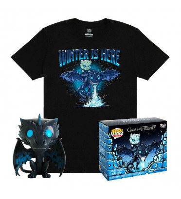 T-SHIRT S AVEC POP ICY VISERION / GAME OF THRONES / FIGURINE FUNKO POP