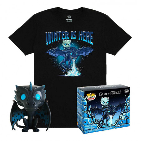 T-SHIRT S AVEC POP ICY VISERION / GAME OF THRONES / FIGURINE FUNKO POP