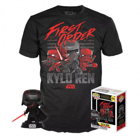 T-SHIRT XL AVEC POP KYLO REN / STAR WARS / FIGURINE FUNKO POP