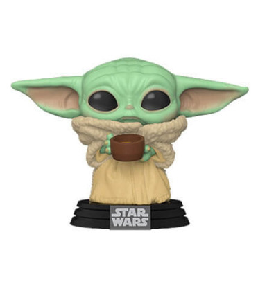 THE CHILD WITH CUP / STAR WARS THE MANDALORIAN / FIGURINE FUNKO POP
