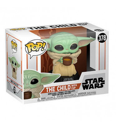 THE CHILD WITH CUP / STAR WARS THE MANDALORIAN / FIGURINE FUNKO POP