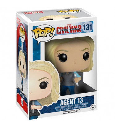 AGENT 13 / CAPTAIN AMERICA CIVIL WAR / FIGURINE FUNKO POP