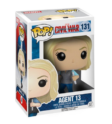 AGENT 13 / CAPTAIN AMERICA CIVIL WAR / FIGURINE FUNKO POP AGENT 13 / CAPTAIN AMERICA CIVIL WAR / FIGURINE FUNKO POP
