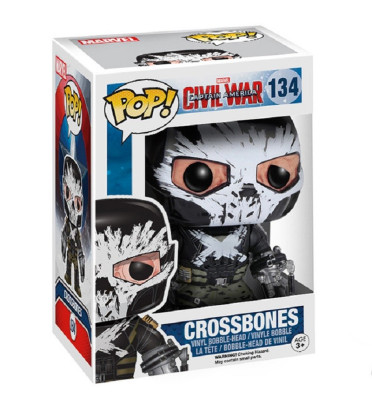 CROSSBONES / CAPTAIN AMERICA CIVIL WAR / FIGURINE FUNKO POP CROSSBONES / CAPTAIN AMERICA CIVIL WAR / FIGURINE FUNKO POP