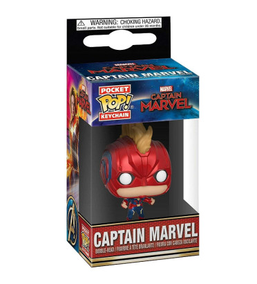 CAPTAIN MARVEL WITH HELMET / CAPTAIN MARVEL / FUNKO POCKET POP CAPTAIN MARVEL WITH HELMET / CAPTAIN MARVEL / FUNKO POCKET POP