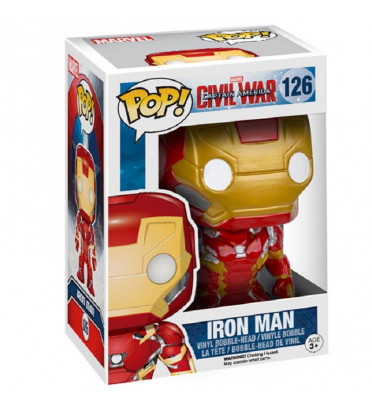 IRON MAN / CAPTAIN AMERICA CIVIL WAR / FIGURINE FUNKO POP