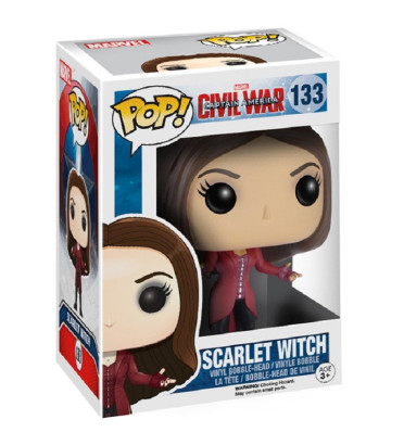 SCARLET WITCH / CAPTAIN AMERICA CIVIL WAR / FIGURINE FUNKO POP SCARLET WITCH / CAPTAIN AMERICA CIVIL WAR / FIGURINE FUNKO POP
