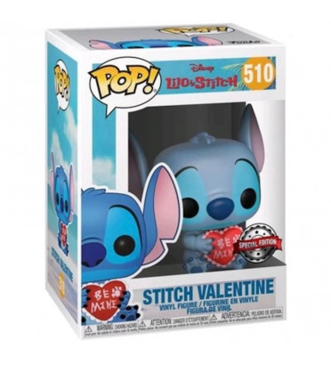 STITCH VALENTINE / LILO ET STITCH / FIGURINE FUNKO POP / EXCLUSIVE SPECIAL EDITION