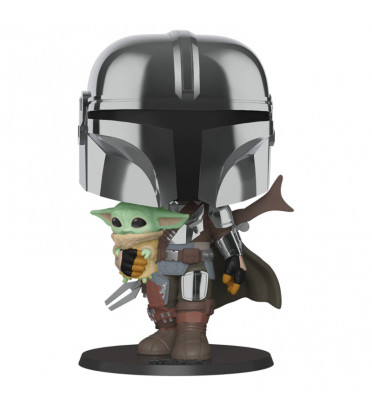 MANDALORIAN AVEC CHILD / STAR WARS / FIGURINE FUNKO POP