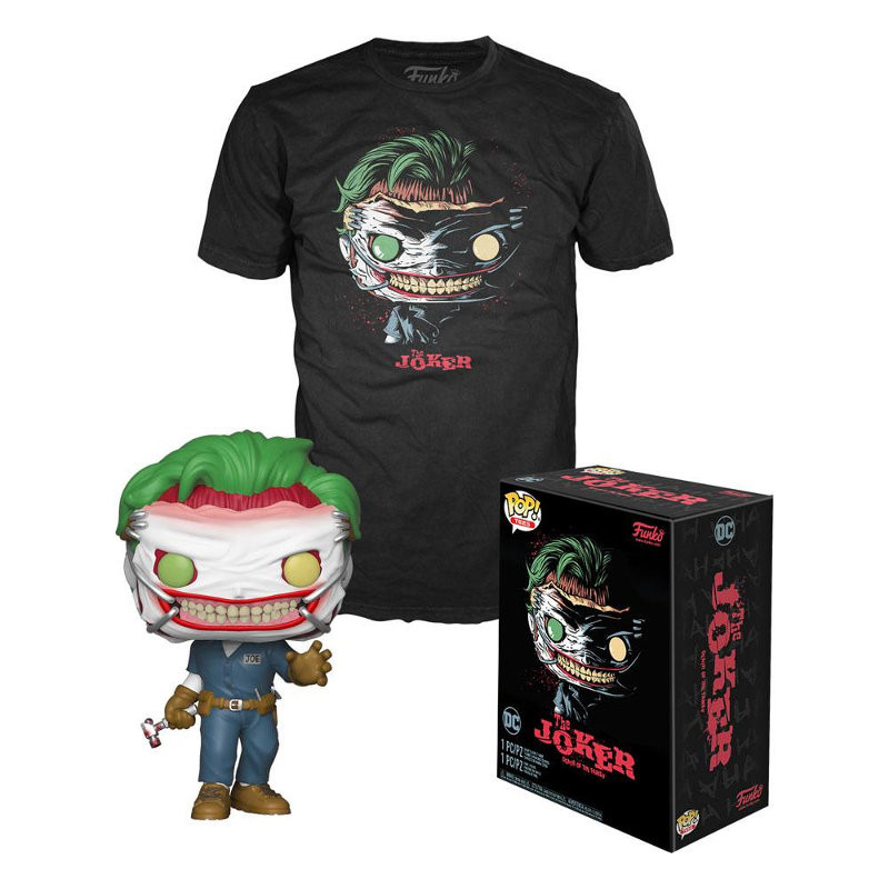 T-SHIRT XS + POP JOKER / THE JOKER / FIGURINE FUNKO POP