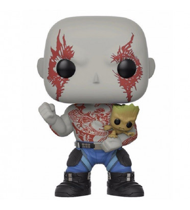 DRAX AVEC GROOT / LES GARDIENS DE LA GALAXIE / FIGURINE FUNKO POP / EXCLUSIVE