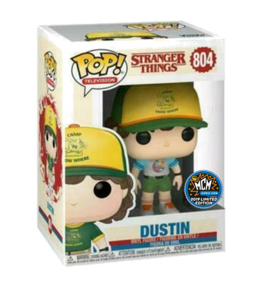 DUSTIN ARCADE / STRANGER THINGS / FIGURINE FUNKO POP / EXCLUSIVE MCM LONDON 2019