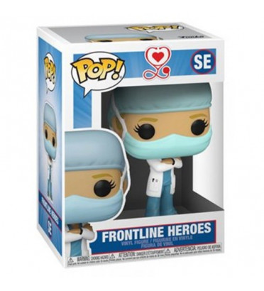 FRONTLINE HEROES FEMME TENUE VERTE / HEROES / FIGURINE FUNKO POP