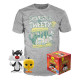 T-SHIRT S + POP SYLVESTER ET TWEETY / LOONEY TUNES / FIGURINE FUNKO POP