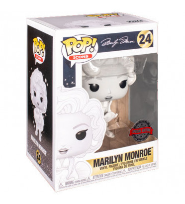 MARILYN MONROE BLACK AND WHITE / MARILYN MONROE / FIGURINE FUNKO POP / EXCLUSIVE SPECIAL EDITION